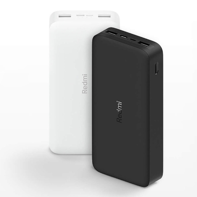 پاوربانک 18 وات شیائومی مدل Redmi ظرفیت 20000 میلی آمپرساعت به همراه کابل تبدیل microUSB