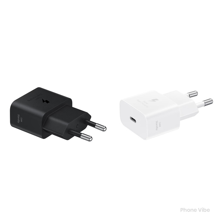 رنگ بندی شارژر دیواری سامسونگ مدل EP-T2510 دو پین 25 وات