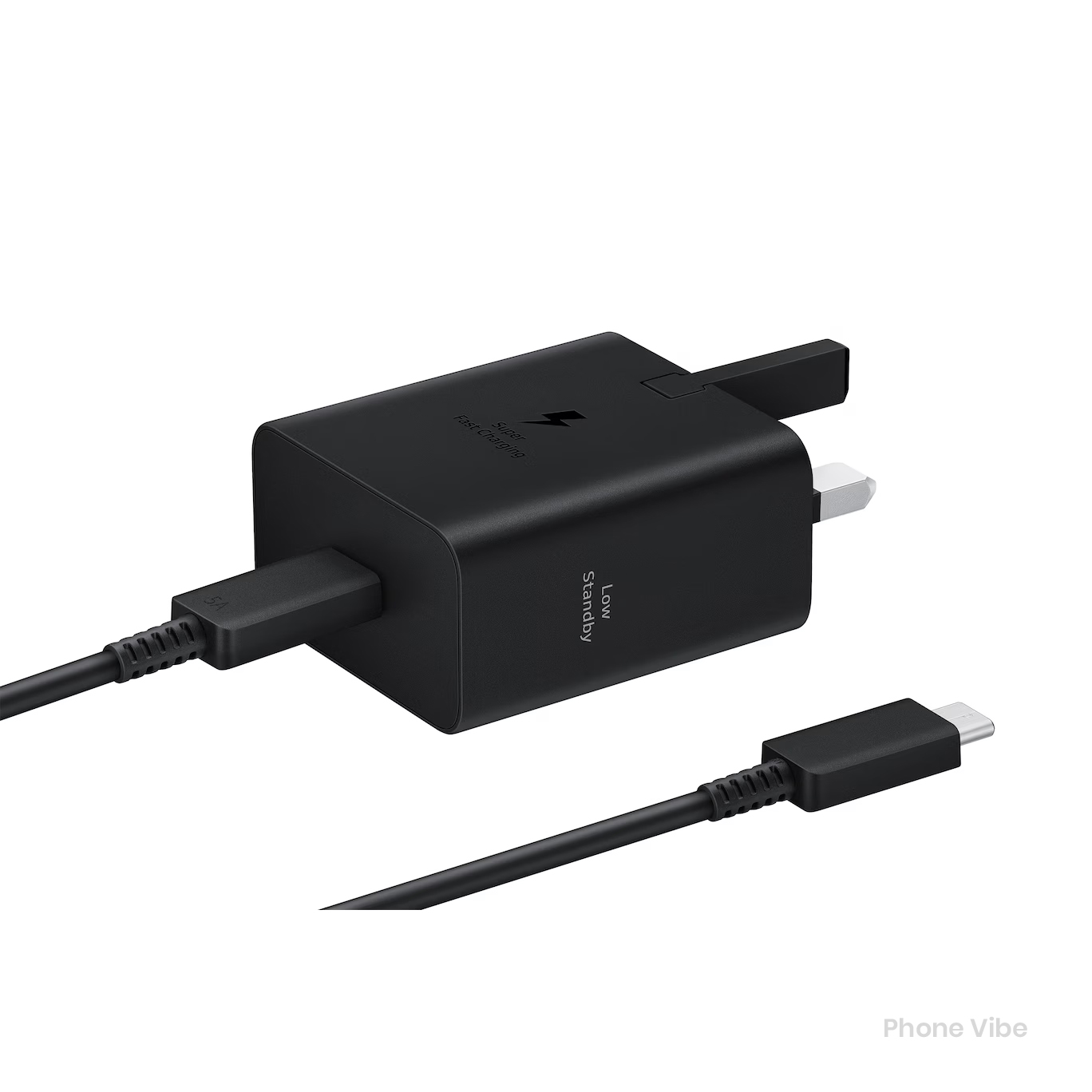 شارژر دیواری سامسونگ مدل EP-T4511 سه پین 45 وات به همراه کابل USB-C