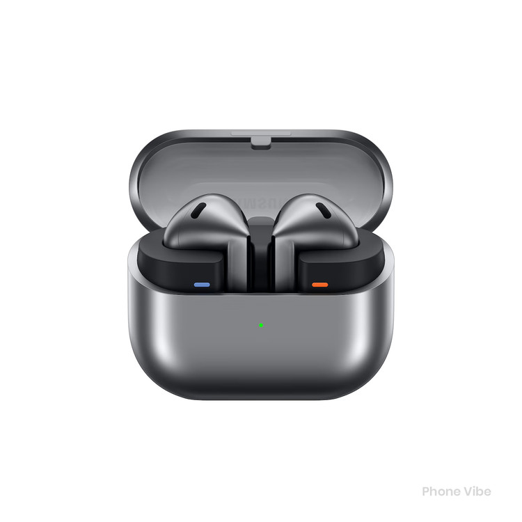 هندزفری سامسونگ Galaxy Buds3 نقره ای با کیس شارژ باز
