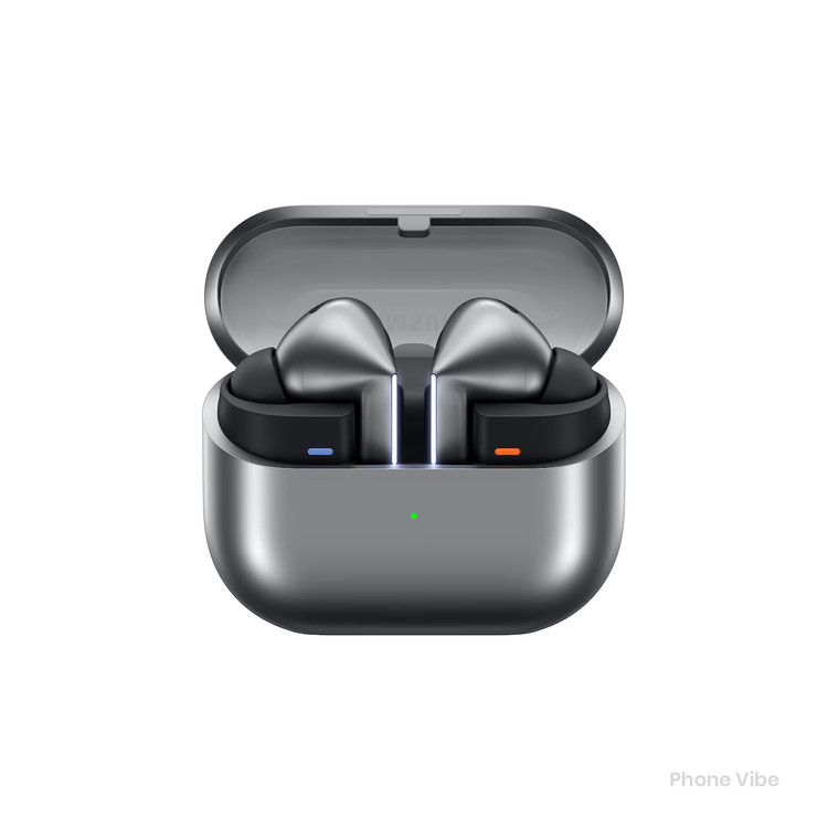 هندزفری سامسونگ Galaxy Buds3 Pro نقره ای با کیس شارژ باز