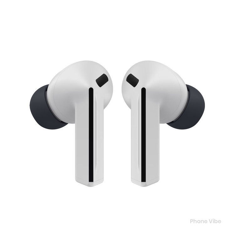 نمای زاویه دار هندزفری بی سیم سامسونگ Galaxy Buds3 FE سفید