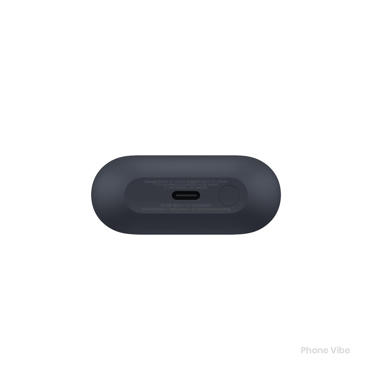 درگاه USB Type-C کیس شارژ هندزفری بی سیم سامسونگ Galaxy Buds3 FE مشکی