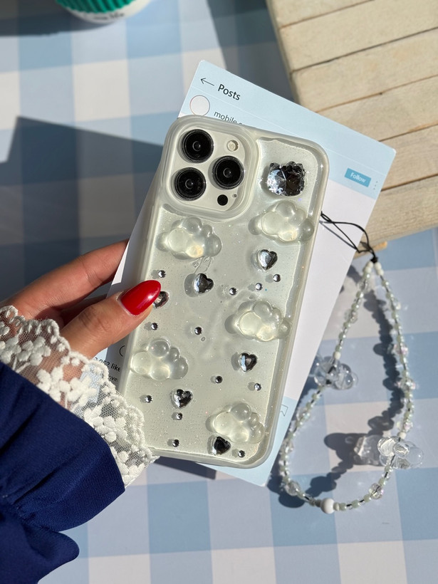 قاب ابر شاینی با آویز ابری کد M 2223