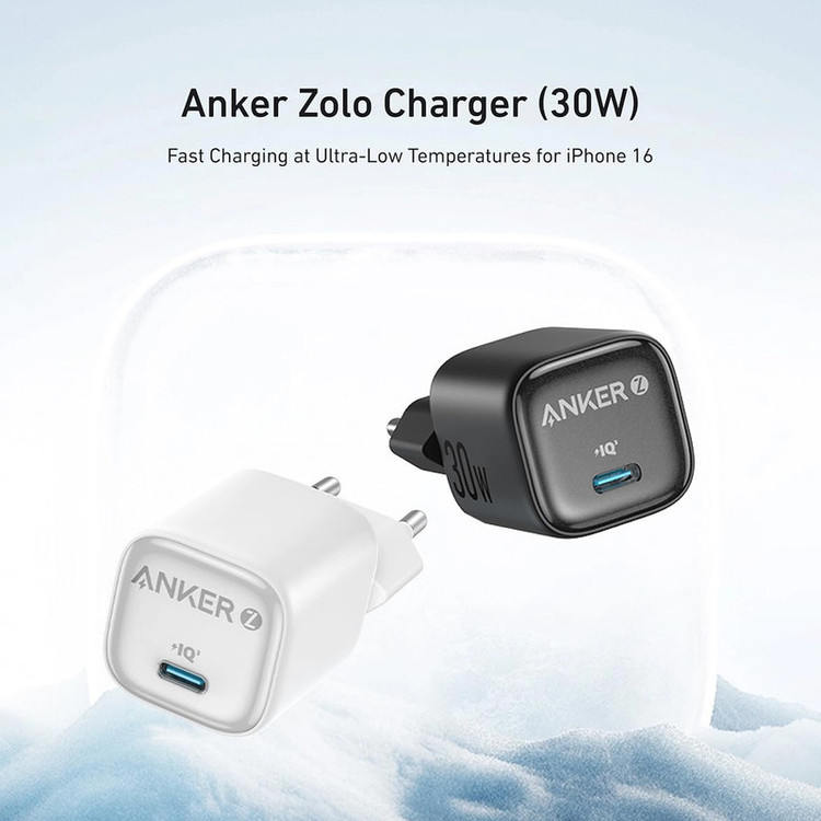 شارژر دیواری 30 وات انکر مدل Zolo A2698 EU دو پین