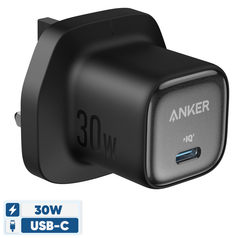 شارژر دیواری 30 وات انکر مدل Zolo A2698  - سه پین